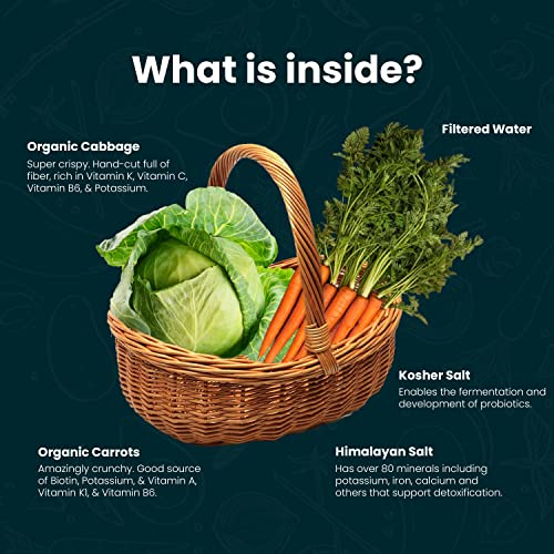 Hamptons Brine Raw Probiotic Sauerkraut Brine made with Organic Carrots