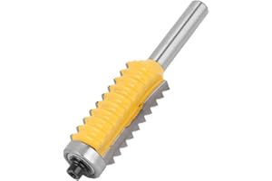 8 Shank Multi-Tooth Side Milling Cutter, 2 Flutes Rail Stile Router Bit for Woodworking Projects