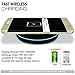 Fast Charge Wireless Charger,Maxin Qi Charging Pad with LED Indicator and 2 Charging Modes, Support for All Qi-Enabled Devices like Nexus, iPhone, Samsung and So On(Adaptive Fast Charger NOT Included)