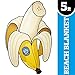 BigMouth Inc Gigantic Banana Beach Blanket– Fun Beach Blanket Perfect for the Beach, Pool, Lake and More, Machine Washable