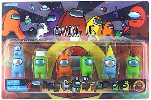 Shefure 6pcs /Set Among Us Toys Anime 