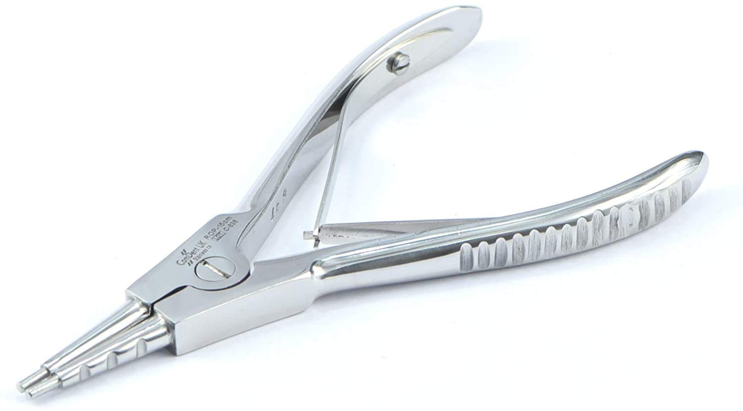 ABE Ring Opening Pliers, 15cm Stainless Steel, Max Diameter 26mm, Autoclavable, Ideal for Piercing Industry