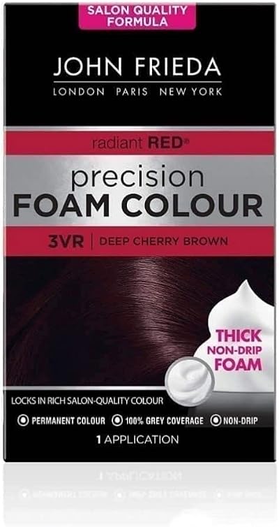 John Frieda Precision Foam Colour 3VR Deep Cherry Brown 100% Grey Coverage