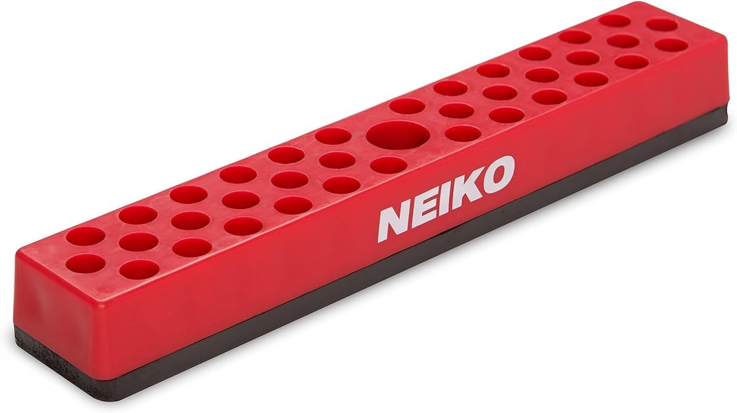 NEIKO 02449A Hex Bit Holder Rack with Strong Magnetic Base, 37 Hole Bit Storage, 1/4 Inch Hex Bit & Drive Bit Adapter Storage, Screwdriver Bit Organizer, Toolbox Organizer, Driver Bit with Magnet — image 1