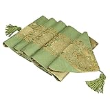 AccMart 78.7-Inch-by-12.5-Inch Damask Table Runner