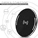 iPhone X Wireless Charger, Qi Wireless Charger Pad with Anti-Slip Rubber for iPhone 8 iPhone X Samsung Galaxy S8 Note 8 and All Qi-Enabled Devices Quick Charger Pad(Black)