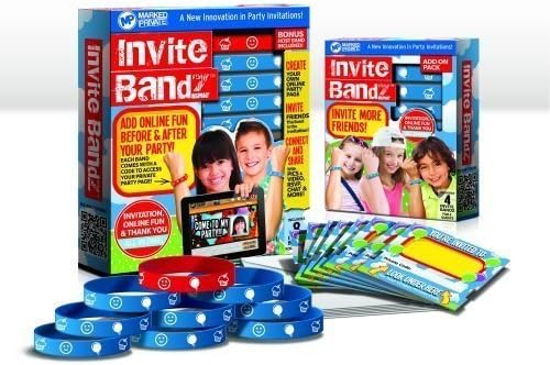 Invite Bandz 4 Bands Invitation Online Fun &amp; Thanks you All in one by Marked Private by Marked Private