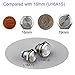 Ulincos® Momentary Push Button Switch U19A1 1NO SPST Silver Stainless Steel Shell Suitable for 19mm 3/4