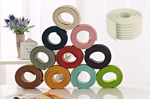3 x 2m Toddler Baby Kids Safety Soft Foam Sponge Corner Edge Corner Protector Guard Cushion Anti-collision Bumper Strip Table