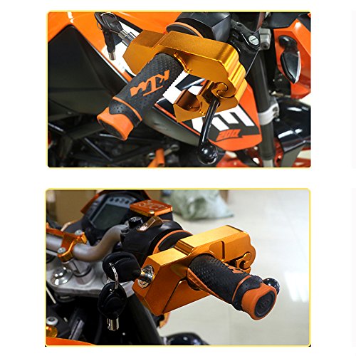 CNC Aluminum Alloy Motorcycle Lock,Universal Handle Lock Secure your Motorbike, Bike, Scooter, Moped - Anti-theft Only Takes 5 Seconds(1 pound)