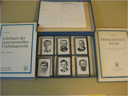 Experimentelle Triebdiagnostik Gesamtausgabe Band 1 Textband Band 2 Testband Band 3 Trieblinnaus Band Gesamtausgabe 2 Bande Und Szondi Test Mit 48 Bildern 10 Tableaus Amazon De Bucher