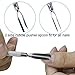Abeylife Cuticle Pusher with Spoon Professional Nail Cuticle Remover Cleaner 100% Stainless Steel
