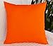 TangDepot Handmade Decorative Solid 100% Cotton Canvas Throw Pillow Covers/Pillow Shams, (18