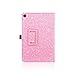 ACdream Case Fits ASUS ZenPad Z8s Case, Premium PU Folio Leather Tablet Case for ASUS ZenPad Z8s (2017 Version) with Auto Wake Sleep Feature, Light Pink Star of Paris