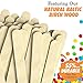 Popsicle Sticks for Crafts - Craft Sticks Pack 1100 Wooden Sticks for DIY Projects with Natural Wood Safe for Ice Popsicles - Wooden Craft Sticks Ready to Use & Perfect for Classrooms, Home and More