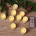 Upgraded AMIR Flameless Candles, Flickering LED Tea Light Candles with Timer, Remote Control Votive Candles for Christmas Decorations,Seasonal and Festival Celebration Battery Included,Warm White