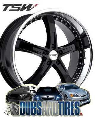 TSW Jarama 22 Black Wheel / Rim 5x120 with a 35mm Offset and a 76 Hub Bore. Partnumber 2290JAR355120B76