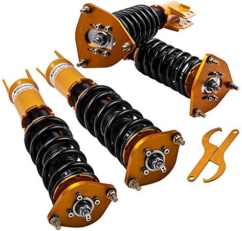 4本セット 01 07 車高調 サスペンション 4本セット Bbspx 三菱ランサーevo7 Evo8 Evo9 Ct9a Bbspx 2フロント2リア Damper 減衰力24段 フロント ダンパー 全長調整式 レンチ付 リア Maxpeedingrods 調整可能ダンパー フロント