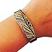 FUNKtional Wearables Charm to Accessorize The Fitbit Flex and Other Activity Trackers - The Alana Vintage Looking Rhinestone Charm in Gold to Dress Up Your Favorite Fitness Tracker (Fitbit Flex 2)