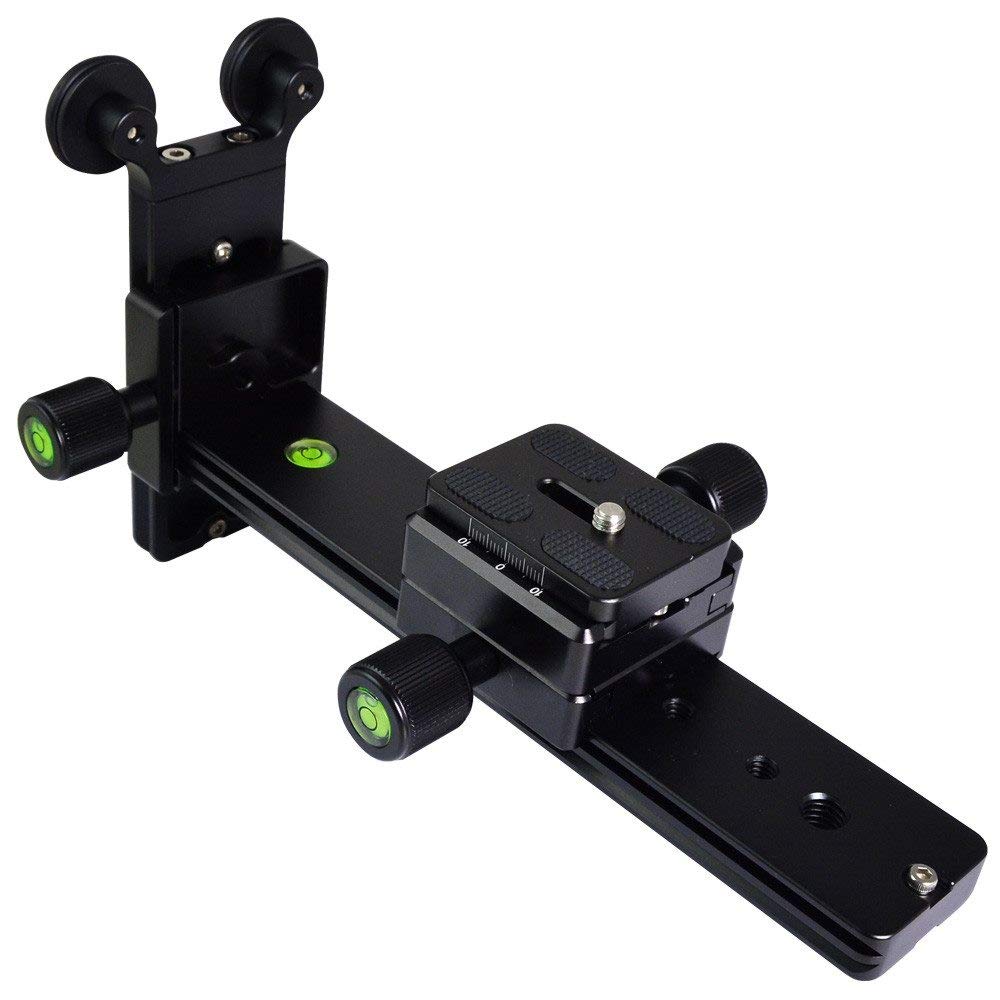 MENGS L200 Lens Rails For 1/4" Camera Screw Telephoto Zoom Lens Bracket With Solid Aluminium Compatible With Arca Swiss Stand