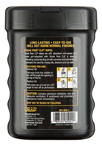 Break-Free BFI-WW CLP Multi-Surface Wipes (20-Sheets),  6.75 x 3-Inch