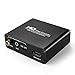 TNP HDMI to DVI Converter with Audio Out - HDMI to DVI Video Audio Adapter Sound Splitter to 3.5mm AUX Auxiliary / 2 RCA Stereo & Coaxial Output Jack Connector Plug, 1080P 720P, 5.1 & 2 Channel