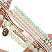 Teniu Vitality Bohemian Bracelet Imitation Pearls Charm Bracelet Beaded Bracelets Fashion Jewelry Bracelets For Girls Women