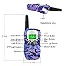 DIMY Toys for 3-12 Year Old Girls, Stocking Stuffer Fillers Walkie Talkies for Kids Toys for 3-12 Year Old Boys Girls Brithday Gifts for 3-12 Year Old Girls 2018 Christmas Gifts Purple DMDJJ06