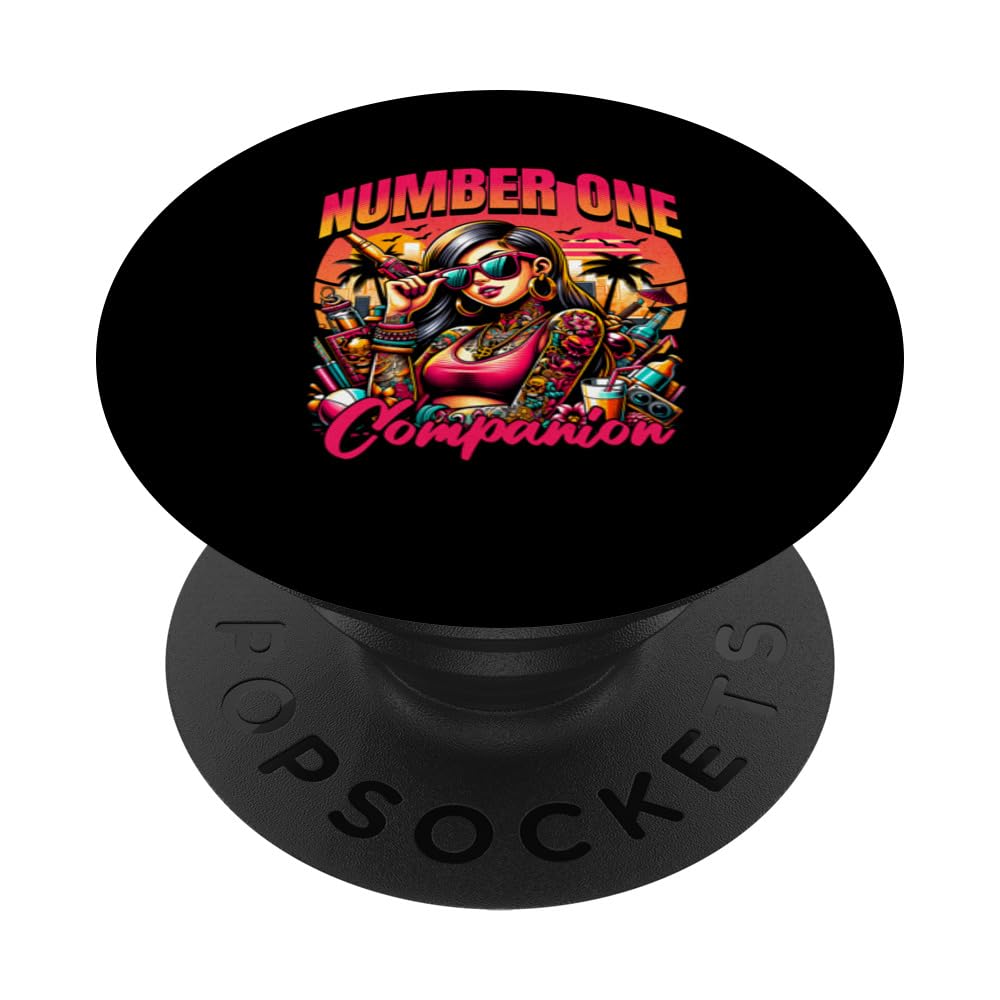Number One Companion #1 Womens PopSockets Swappable PopGrip
