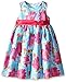 American Princess Girls' Little Blue Shantung Dress