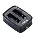 Action Camera Dual Battery Charger Compatible for ThiEYE T5e E7 T5 Edge T5 Pro Sports Action Camera