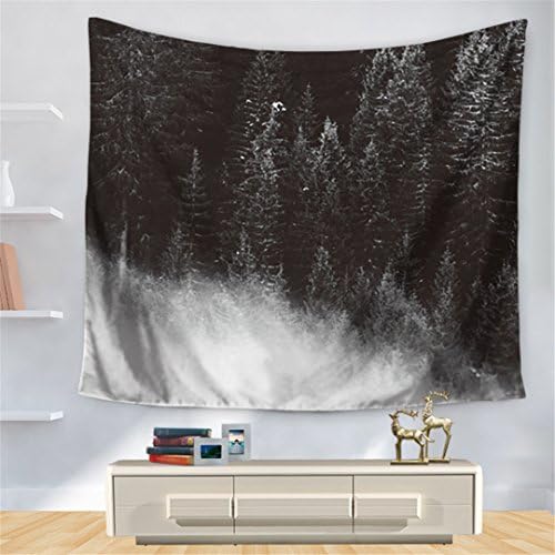 GUATAN Polyester Tapestry 3D Printed Forest Wall Decoration Blankets Beach Towel Mandala Tapestry Wall Hanging Tapiz Hippie Tapestries tapestry4 150x130cm