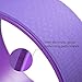 H&A Professional Yoga Wheel Set Safe Antislip for Improving Yoga&Pilates Poses 3 Pack (13,10,6 inch) (Purple)thumb 4