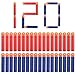 POKONBOY 150 Pack Darts Compatible with Nerf Guns - Dart Refill Pack Fit for Nerf Mega Series