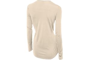 Roman Trail Outfitters Women's 100% Merino Wool Long Sleeve Shirt - Moisture Wicking - Ultralight and Soft - Odor Base Layer