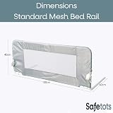 Safetots Bed Rail White 100cm x 40cm Toddler Bed Guard view 3