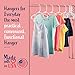Premium Children's Plastic Hangers (Pack of 30) | Kids Hangers | Toddler Hangers | Baby Hangers for Closet - Clothes Hanger - Designed to Fit Children and Babies Value - White