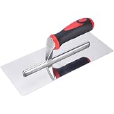 DosunPro Tools 4.7"x11" Stainless Steel Finishing Trowel - Rivet-Free Concrete Plastering Tool for Tile, Masonry &amp; Construction