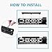 Keymod Picatinny Rail Sections VAGREEZ 5-Slot 7-Slot 13-Slot Aluminum Keymod Rail Mount for Handguard Mount System with 7 Set Screws & Nuts, 3 Allen Wrenchs (Black)