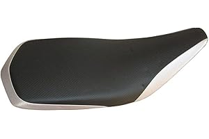 verde powersports VPS Seat Cover Compatible with Yamaha Raptor 50 80 90 Black White Seat Cover