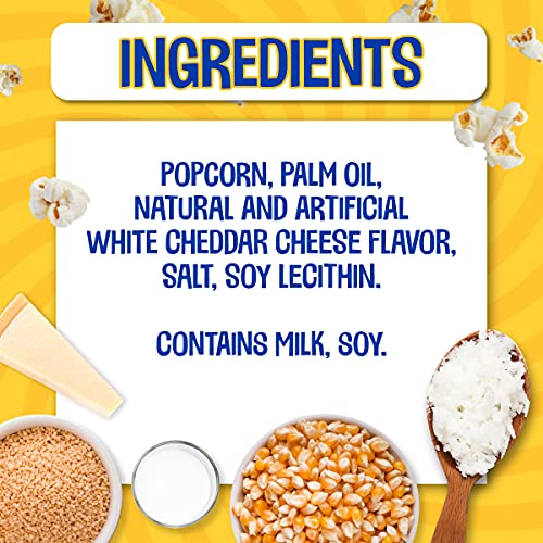 Cousin Willie's Microwave Popcorn Bags, White Cheddar (12 Boxes, 36