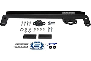 Supreme Suspensions - Gear Box Stabilizer for 2003-2008 Ram 2500 [4x4] Steering Gear Box Stabilizer High-Strength Steel Bracket (Death Wobble Fix) - Neoprene Can Cooler Included with Purchase