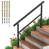 Aatrixkit Handrails for Outdoor Steps Stair Railing