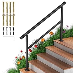 Aatrixkit Handrails for Outdoor Steps Stair Railing