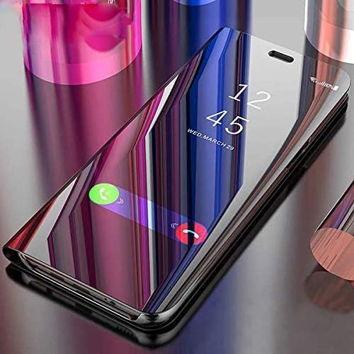 Searchingdude® - Mirror Flip Cover Case for 1+7 PRO (Black)