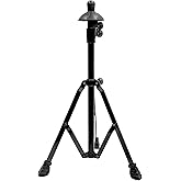 XiHu Retractable Trombone Stand with Height Adjustment for Standard Sized | Black Triangular Stable Trombone Construction
