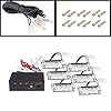 3-Flashing-Modes-Amber-18-LED-Warning-Hazard-Construction-Strobe-Light-Control-Module-Mounting-Bracket-Bar-Pickup-Truck-SUV-Boat-Set-of-6