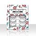 JIMIRE Fake Eyelashes 12 Pairs False Eyelashes Multipack Reusable 4 Styles False Lashes