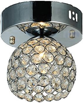DINGGU Flush Mounted 1 Light Mini Modern Crystal Hallway Ceiling Light Fixtures