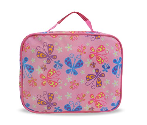 Lunch Box Butterfly Print with Butterfly Sandwich Cutter in Pink by Keeli Kids